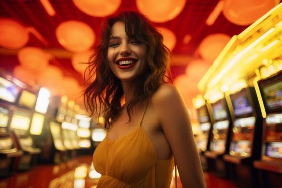 Ilustrasi pengguna bettingslot menikmati taruhan olahraga dari perangkat mobile di kota Jakarta
