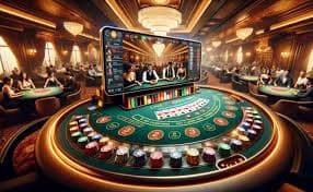Pengguna bettingslot menikmati Live Casino melalui perangkat mobile dengan streaming berkualitas